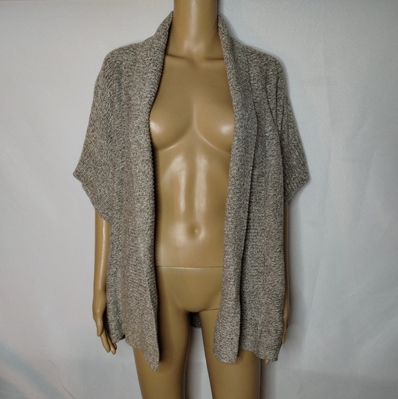 Kim Rogers size medium knitted short sleeve wrap cover - Picture 1 of 8